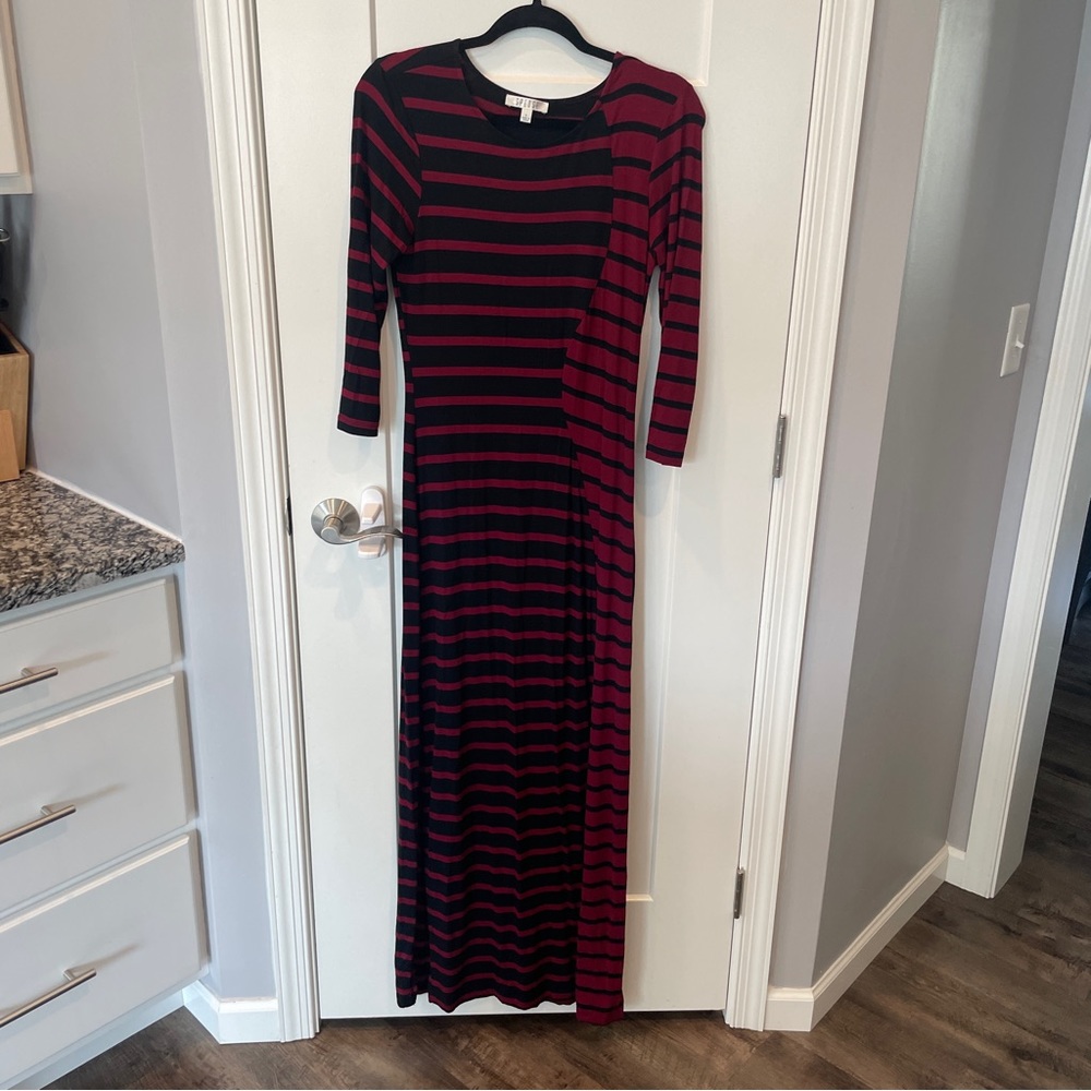 3/4 length sleeve Maxi Dress